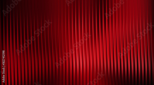 Deep Red Vertical Ribbed Texture with Subtle Lighting abstract background