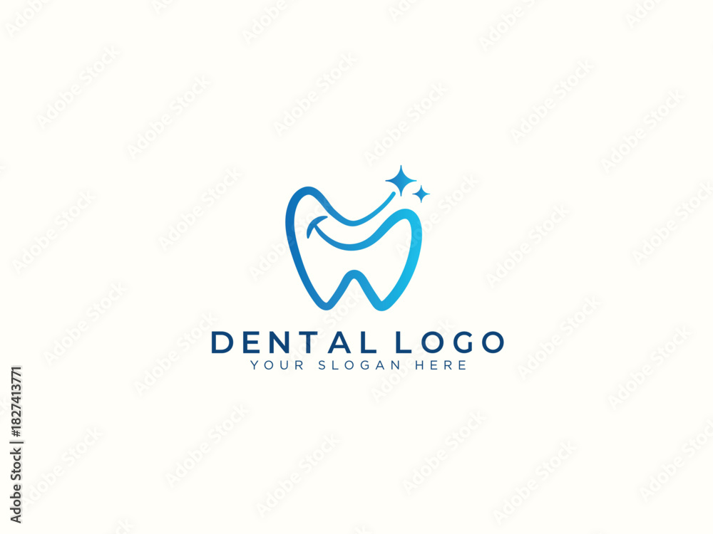 Fototapeta premium Dental Logo design vector template