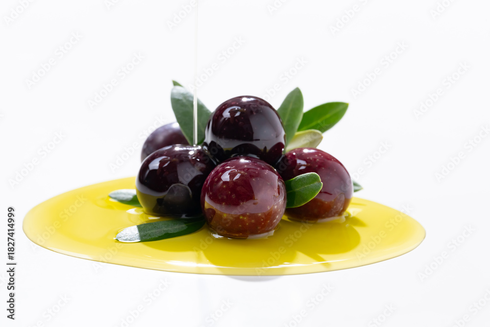 Obraz premium オリーブ オリーブオイル