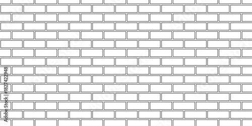 White brick wall faced exterior grunge masonry pavement construction rough concrete wall floor urban rectangle solid block texture background.	
