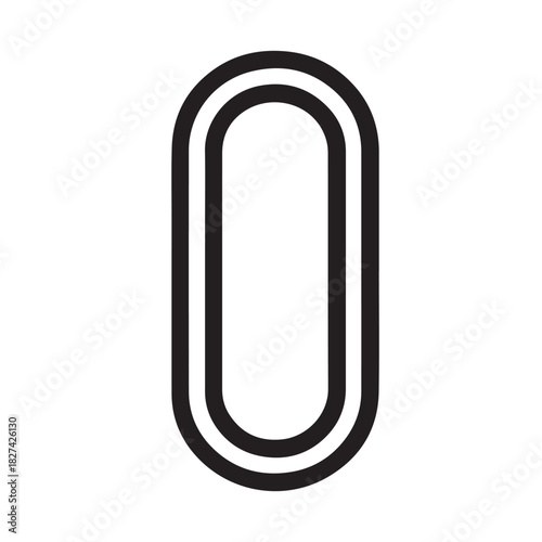 paper clip on white background