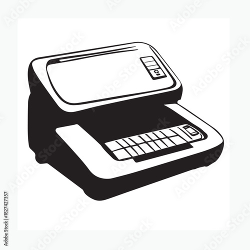 illustration of a printer