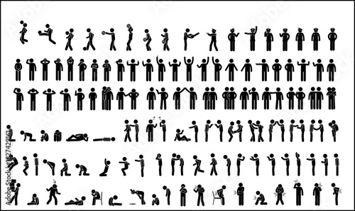 STICK FIGURE, STICKMAN, PICTOGRAM