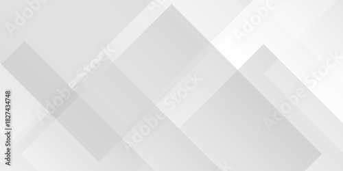 Minimal abstract tech gradient white, gray creative triangle. geometric technology space. rectangle randomly arranged white line background. paper web overlap presentation design.	
