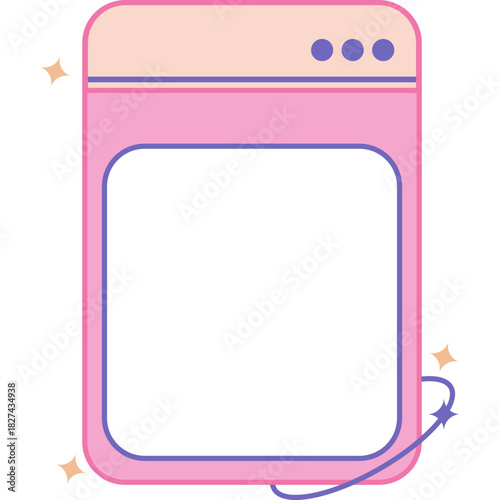 Cute UI Border Illustration