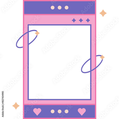 Cute UI Border Illustration