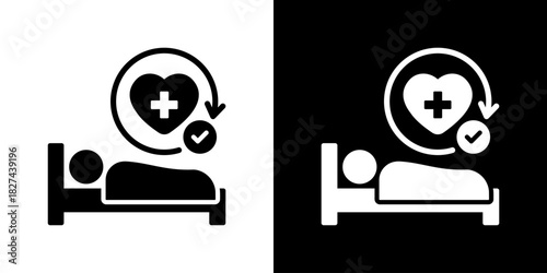 Recovery Icon Vector Illustration. Flat Style Design Created For Creative Flexibility In Light And Dark Versions. 