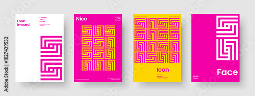 Isolated Flyer Layout. Creative Business Presentation Design. Geometric Poster Template. Background. Book Cover. Report. Brochure. Banner. Catalog. Pamphlet. Advertising. Magazine. Leaflet