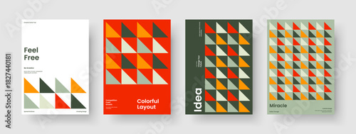 Geometric Flyer Layout. Abstract Poster Template. Modern Banner Design. Report. Book Cover. Brochure. Business Presentation. Background. Newsletter. Pamphlet. Handbill. Notebook. Journal. Catalog