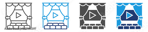 cinema icon sheet multiple style