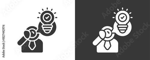 Clarity Icon Set Vector Collection Isolated In Black And White