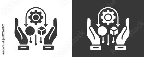 Transformation Icon Set Vector Collection Isolated In Black And White
