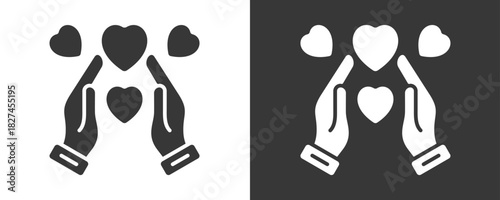 Gratitude Icon Set Vector Collection Isolated In Black And White