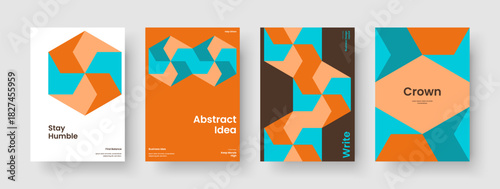 Abstract Business Presentation Layout. Geometric Report Template. Isolated Background Design. Banner. Poster. Flyer. Book Cover. Brochure. Advertising. Magazine. Catalog. Pamphlet. Portfolio