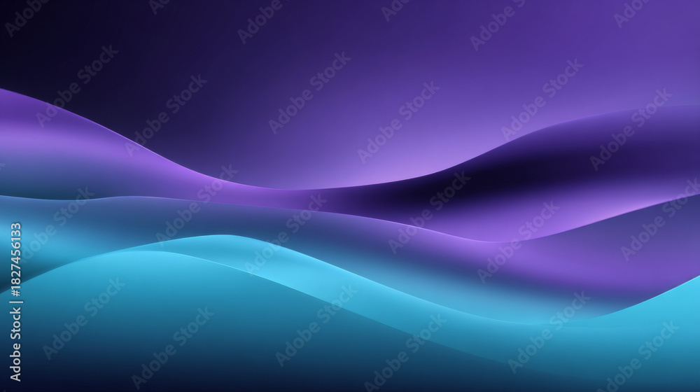Naklejka premium Smooth gradient abstract background with flowing soft colors, creating a modern, clean, and elegant visual perfect for branding, presentation, and digital design projects