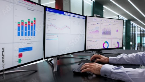 Monitoring KPI Dashboard For Financial Analytics
