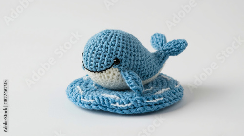 Knitted whale