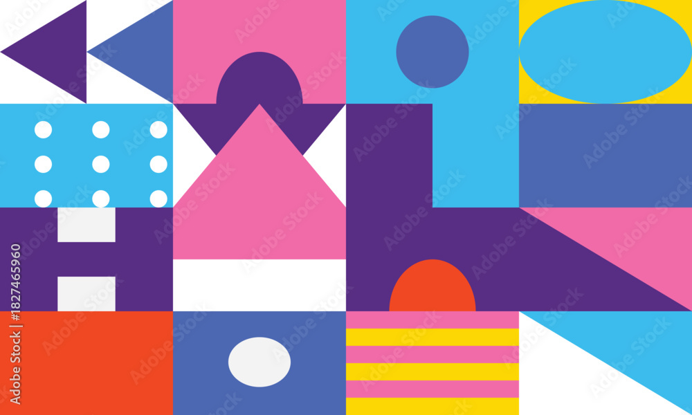 Fototapeta premium Abstract geometric background 