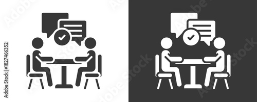 Communication Skills Icon Set Vector Collection Isolated In Black And White