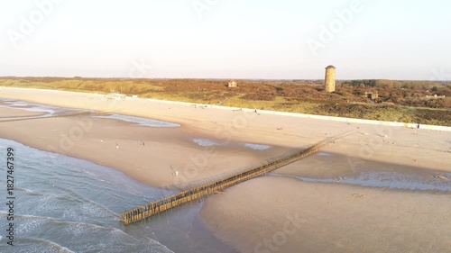 Strand von Domburg in Zeeland Niederlande