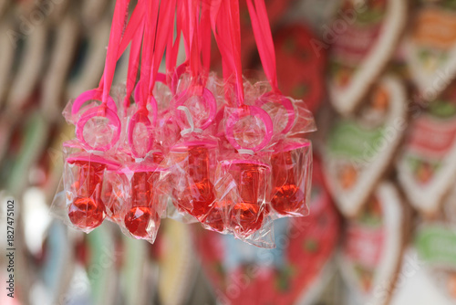 pink lollipops as sugar food