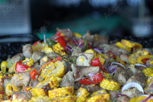 meat and corn