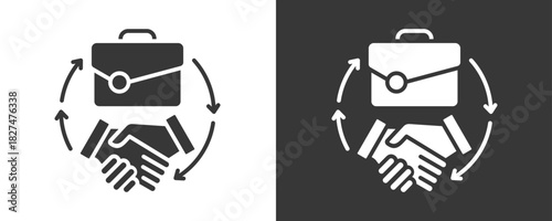 Integrity Icon Set Vector Collection Isolated In Black And White