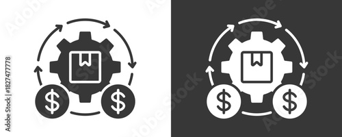 Cost Icon Set Vector Collection Isolated In Black And White