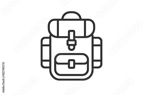 Hiking backpack for travel, adventure, and outdoor camping equipment