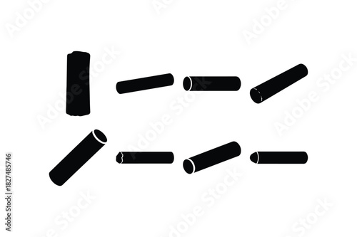 Straight and Angled Rod Pin Silhouette Collection