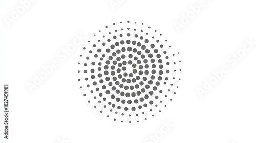 void. Dense dot pattern with single empty space at center, minimalist. wellbeing guides, coaching materials, designed for mental health education and mindfulness programs, clarifies learning.