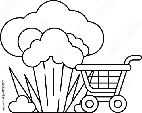 The cloud is described as a "big explosion"