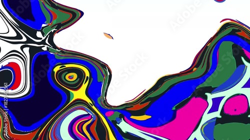 Vivid Trippy Animation Background for EDM, Raves, and Digital Art Shows
