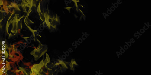The mesmerizing dance of flames against a backdrop. Grunge horror texture concrete. Fire Texture with Motion Blur Effect Over background for graphic design or wallpaper. vector illustration. 
