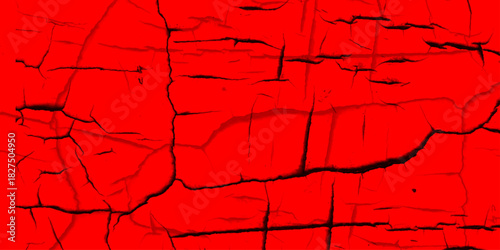 Peeling paint on a red concrete wall. White painted abstract background. grunge concrete overlay texture, dirty grunge texture background. White and red background on polished stone marble texture. 