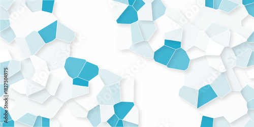 Abstract crystalized broken glass and lines background. Pastel light mint colors stone tile pattern. Cement kitchen decor. Mint marble bath floor. Fabric vintage print. vector illustration.