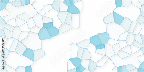 Abstract crystalized broken glass and lines background. Pastel light mint colors stone tile pattern. Cement kitchen decor. Mint marble bath floor. Fabric vintage print. vector illustration.