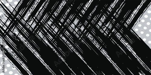 Comic book action line background. Manga speed frame, superhero action. Vector illustration