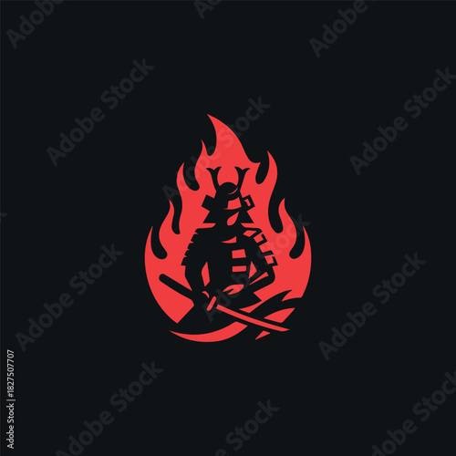 Samurai Burning Logo