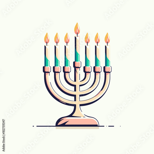 Menorah isolated