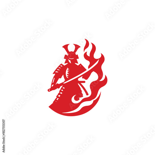 Samurai Burning Logo
