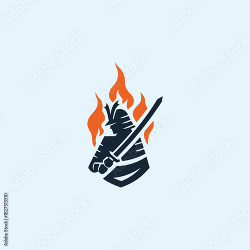 Samurai Burning Logo