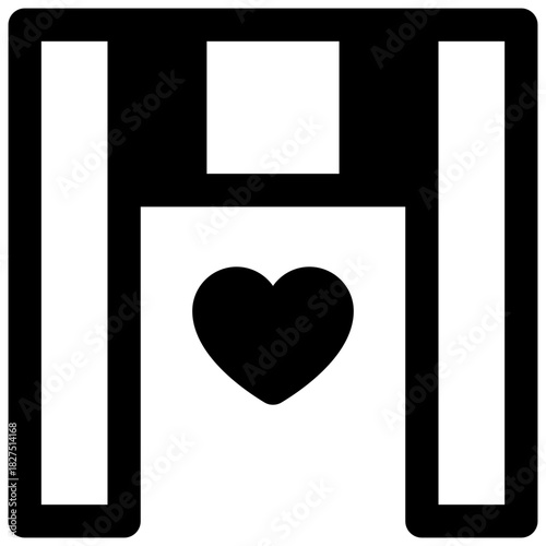 Race. Outlined stroke vector icon with black-filled details.