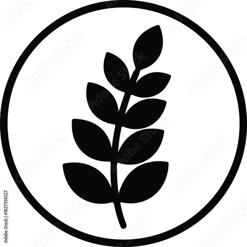 Illustrator Gluten free symbol in a circle Silhouette vector