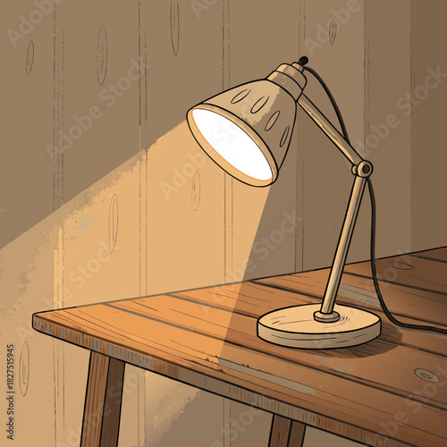 Adjustable Desk Lamp: White Study Light for Home Office, Tabletop Lighting & Reading