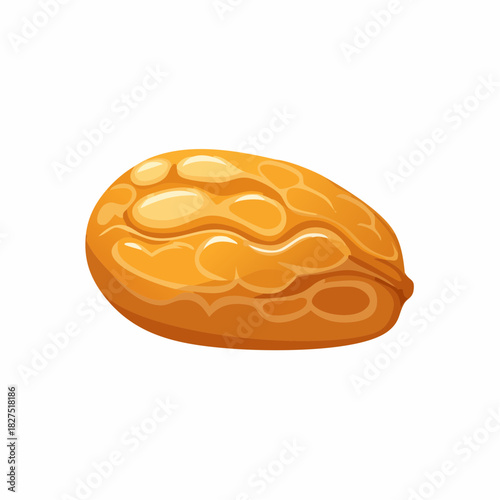 Raisin dried fruit isolated on white background.
