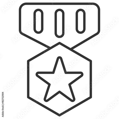 Honor Outline Icon