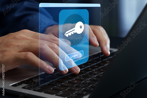 Foto Passkey and passwordless login
