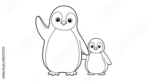 funny cartoon penguin