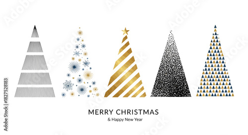 abstract christmas tree